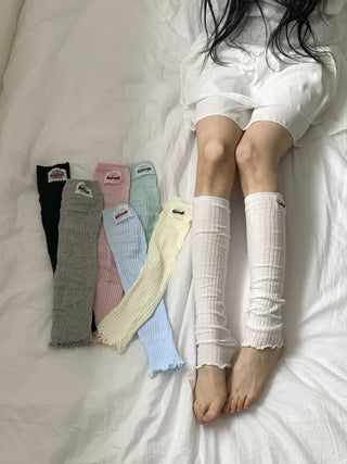 Summer See-through Layered Pattern Long Thin Socks Leg Warmers Collection
