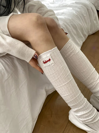 Summer See-through Layered Pattern Long Thin Socks Leg Warmers Collection