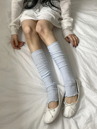 Summer See-through Layered Pattern Long Thin Socks Leg Warmers Collection