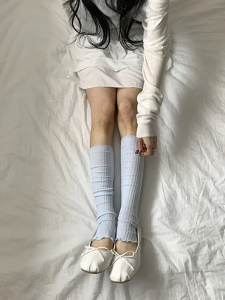 Summer See-through Layered Pattern Long Thin Socks Leg Warmers Collection