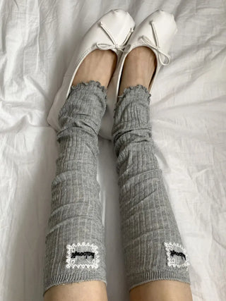 Summer See-through Layered Pattern Long Thin Socks Leg Warmers Collection