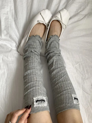 Summer See-through Layered Pattern Long Thin Socks Leg Warmers Collection