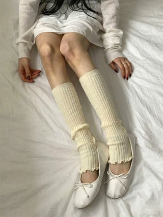 Summer See-through Layered Pattern Long Thin Socks Leg Warmers Collection