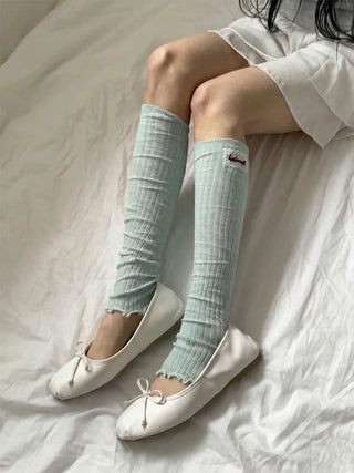 Summer See-through Layered Pattern Long Thin Socks Leg Warmers Collection