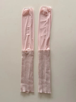 Summer See-through Layered Pattern Long Thin Socks Leg Warmers Collection