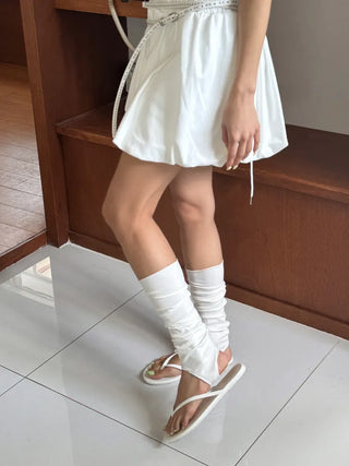 Summer See-through Layered Pattern Long Thin Socks Leg Warmers Collection