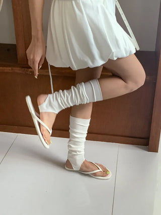 Summer See-through Layered Pattern Long Thin Socks Leg Warmers Collection