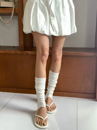 Summer See-through Layered Pattern Long Thin Socks Leg Warmers Collection