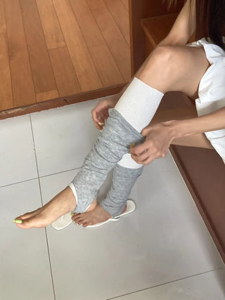 Summer See-through Layered Pattern Long Thin Socks Leg Warmers Collection