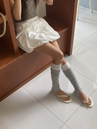 Summer See-through Layered Pattern Long Thin Socks Leg Warmers Collection