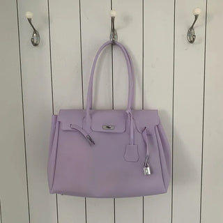 Jelly Pastel Sheer See-through Shoulder Bag, Tote Bag, Handbag,