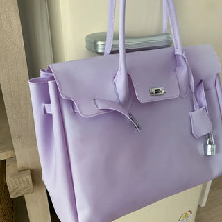 Jelly Pastel Sheer See-through Shoulder Bag, Tote Bag, Handbag,