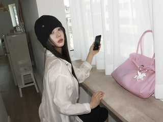 Jelly Pastel Sheer See-through Shoulder Bag, Tote Bag, Handbag,