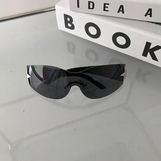 Star Mirror Flat Y2K Festival Humbuk Show Waterbomb Goggles Sunglasses