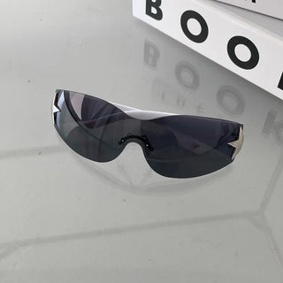 Star Mirror Flat Y2K Festival Humbuk Show Waterbomb Goggles Sunglasses