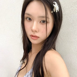 Pulse Star Dot Pearl Flower Metal Claw Hairpin
