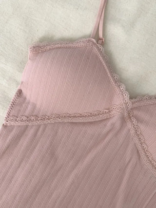 Lace Layered Pattern See-through Built-in Cup Sleeveless Bralette Sleeveless Top Collection