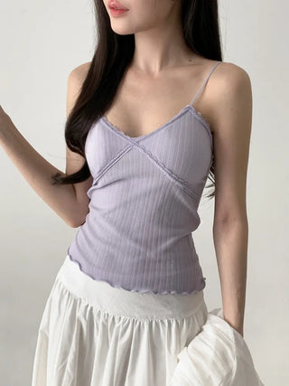 Lace Layered Pattern See-through Built-in Cup Sleeveless Bralette Sleeveless Top Collection