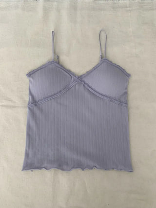 Lace Layered Pattern See-through Built-in Cup Sleeveless Bralette Sleeveless Top Collection
