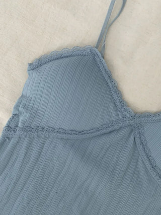 Lace Layered Pattern See-through Built-in Cup Sleeveless Bralette Sleeveless Top Collection