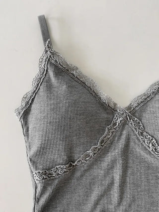 Lace Layered Pattern See-through Built-in Cup Sleeveless Bralette Sleeveless Top Collection
