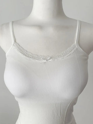 Lace Layered Pattern See-through Built-in Cup Sleeveless Bralette Sleeveless Top Collection