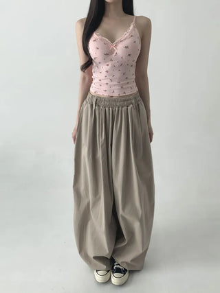 Lace Layered Pattern See-through Built-in Cup Sleeveless Bralette Sleeveless Top Collection