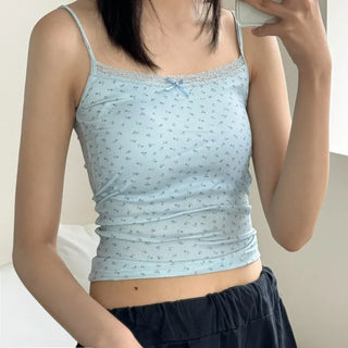 Lace Layered Pattern See-through Built-in Cup Sleeveless Bralette Sleeveless Top Collection