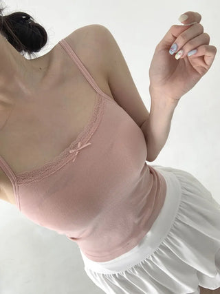 Lace Layered Pattern See-through Built-in Cup Sleeveless Bralette Sleeveless Top Collection
