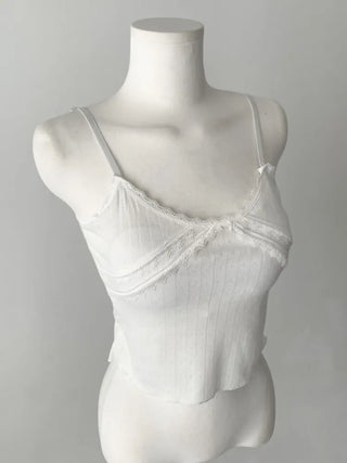 Lace Layered Pattern See-through Built-in Cup Sleeveless Bralette Sleeveless Top Collection