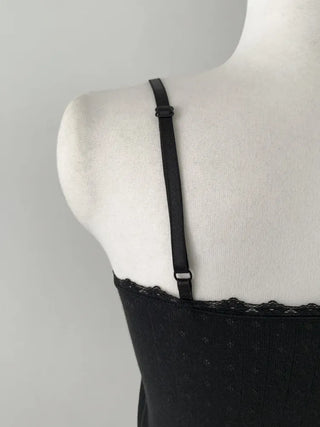 Lace Layered Pattern See-through Built-in Cup Sleeveless Bralette Sleeveless Top Collection