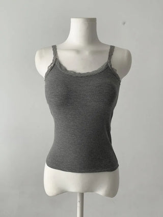 Lace Layered Pattern See-through Built-in Cup Sleeveless Bralette Sleeveless Top Collection