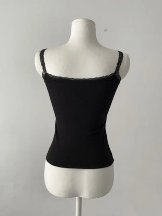 Lace Layered Pattern See-through Built-in Cup Sleeveless Bralette Sleeveless Top Collection