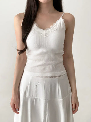 Lace Layered Pattern See-through Built-in Cup Sleeveless Bralette Sleeveless Top Collection