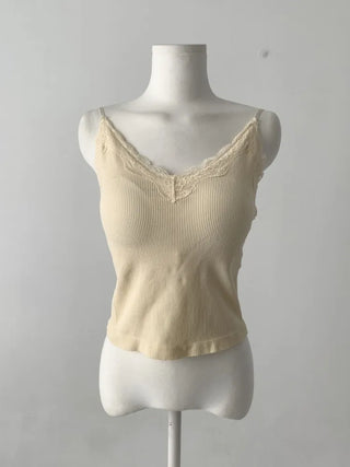 Lace Layered Pattern See-through Built-in Cup Sleeveless Bralette Sleeveless Top Collection