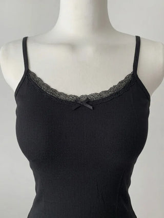 Lace Layered Pattern See-through Built-in Cup Sleeveless Bralette Sleeveless Top Collection