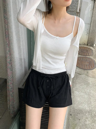 Lace Layered Pattern See-through Built-in Cup Sleeveless Bralette Sleeveless Top Collection