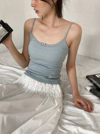Lace Layered Pattern See-through Built-in Cup Sleeveless Bralette Sleeveless Top Collection