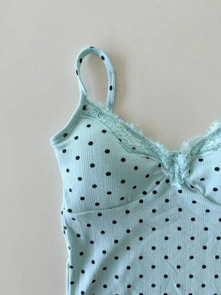 Lace Layered Pattern See-through Built-in Cup Sleeveless Bralette Sleeveless Top Collection