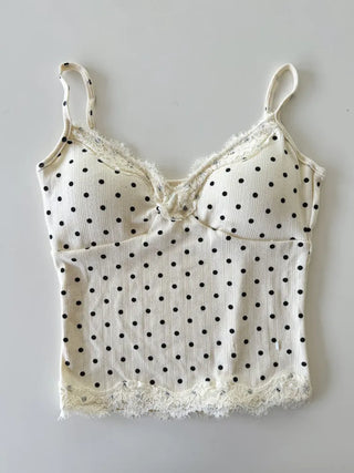 Lace Layered Pattern See-through Built-in Cup Sleeveless Bralette Sleeveless Top Collection
