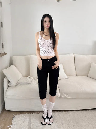 Lace Layered Pattern See-through Built-in Cup Sleeveless Bralette Sleeveless Top Collection