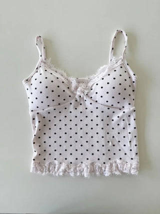 Lace Layered Pattern See-through Built-in Cup Sleeveless Bralette Sleeveless Top Collection