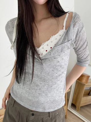 Lace Layered Pattern See-through Built-in Cup Sleeveless Bralette Sleeveless Top Collection