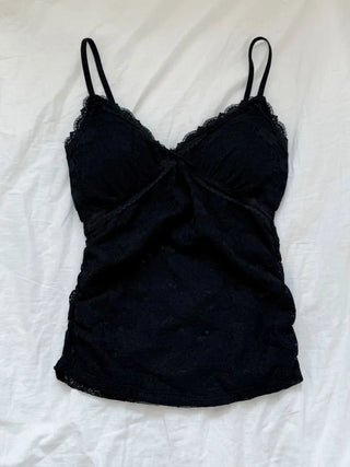 Lace Layered Pattern See-through Built-in Cup Sleeveless Bralette Sleeveless Top Collection