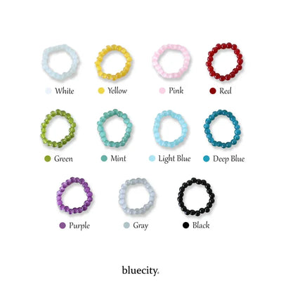 Kimi Beads Pastel Color Gemstone Bead Ring