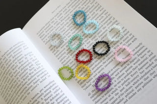 Kimi Beads Pastel Color Gemstone Bead Ring