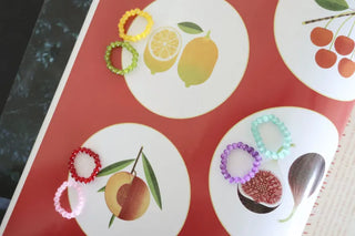 Kimi Beads Pastel Color Gemstone Bead Ring