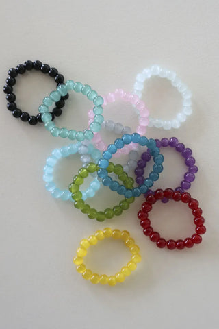 Kimi Beads Pastel Color Gemstone Bead Ring