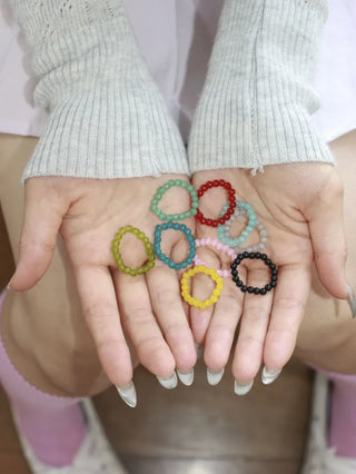 Kimi Beads Pastel Color Gemstone Bead Ring