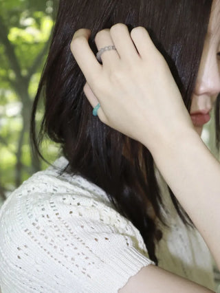 Kimi Beads Pastel Color Gemstone Bead Ring